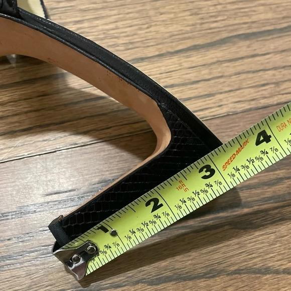 TITTI DELL’ ACQUA Milano Genuine ALLIGATOR LEATHER Heels Sandals Made in Italy - Picture 7 of 13